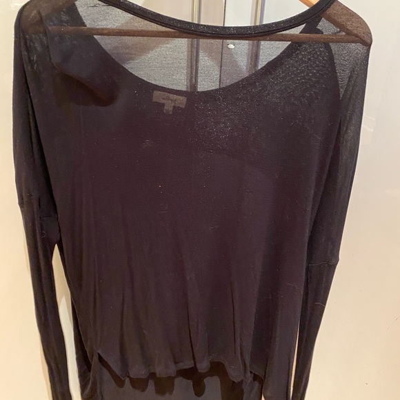 Black Long Sleeved Top from Wilfred Free (Aritzia), size SMALL. - Picture 4 of 5
